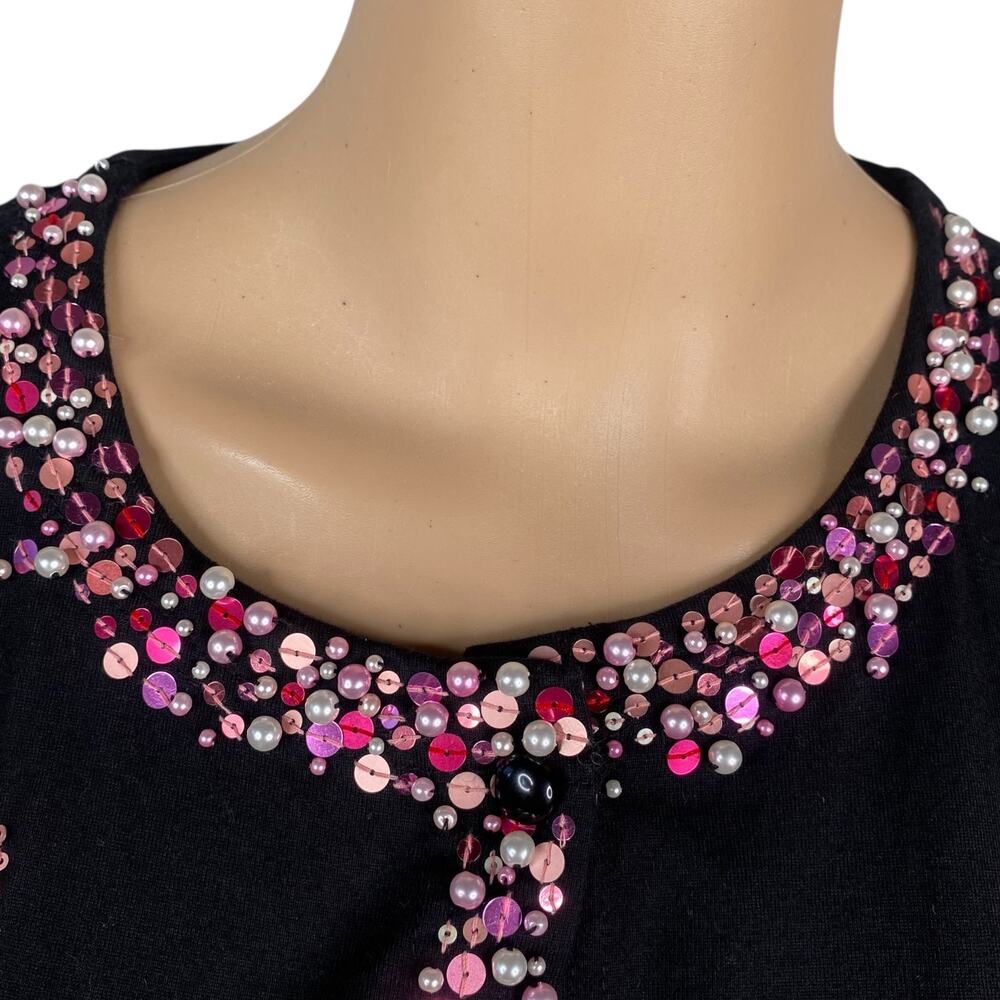 Michael Simon Event Rare Flamingo Sequin Embroide… - image 3